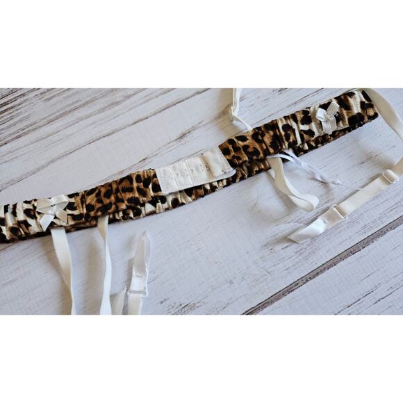 Mimi Holliday Leopard Print Garter Belt sz Small - Picture 4 of 4
